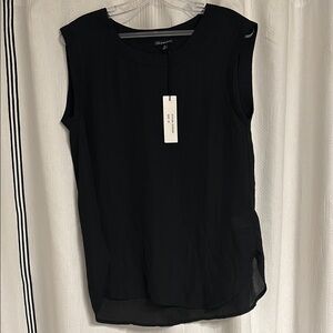 Black Sleeveless Top by Shinestar